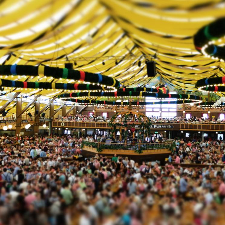 Reservierung . Paulaner Festzelt . Oktoberfest . Mnchen
