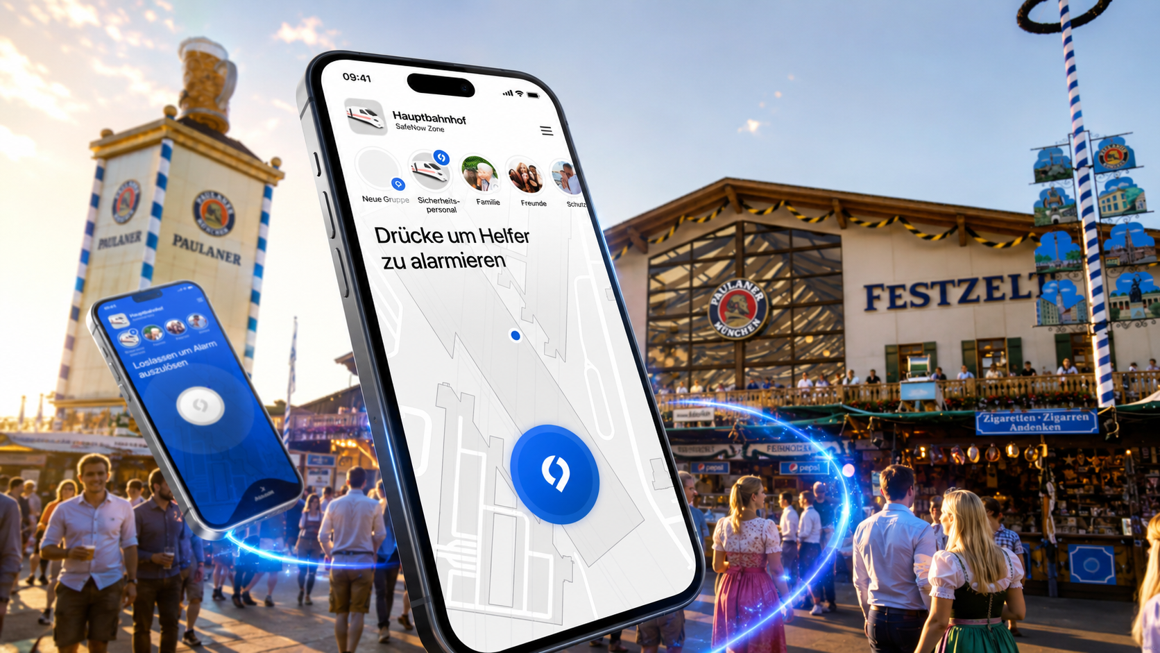 SafeNow im Paulaner Festzelt
